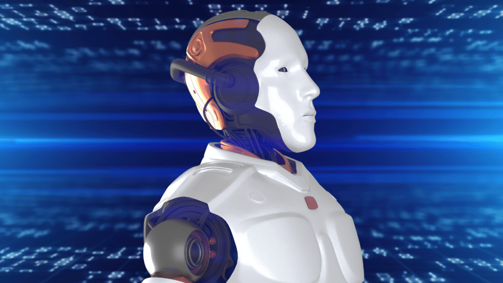 an image of a AI robot