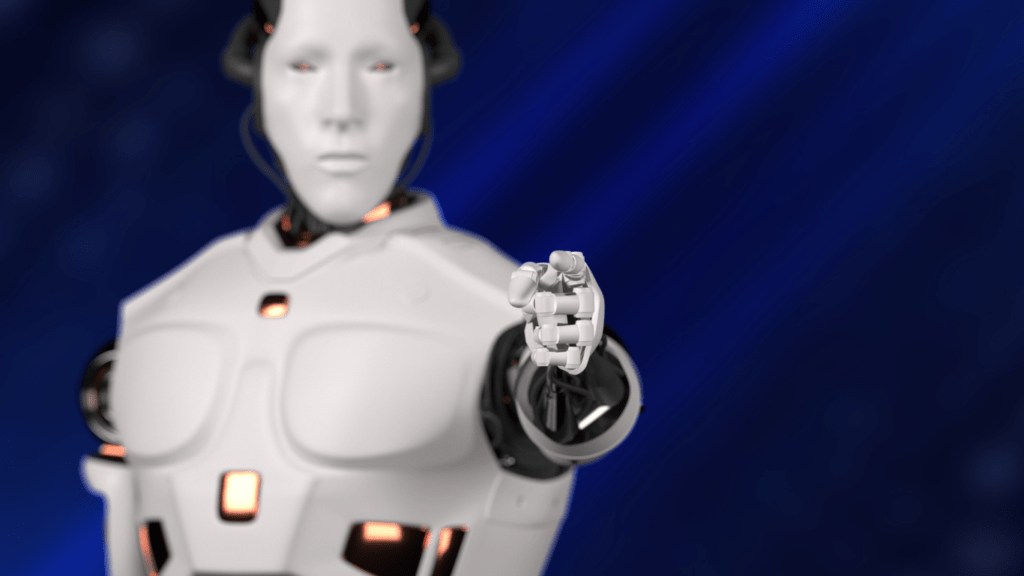 an image of a AI robot