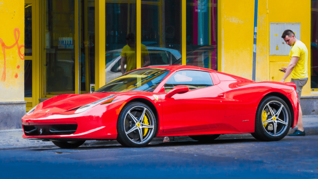 an image of a Ferrari car