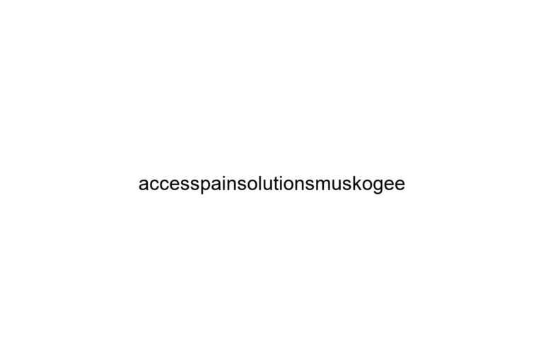 accesspainsolutionsmuskogee