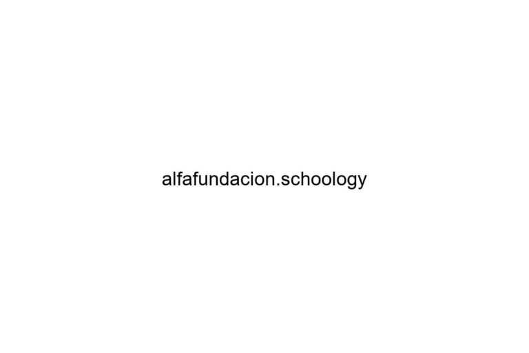 alfafundacion schoology