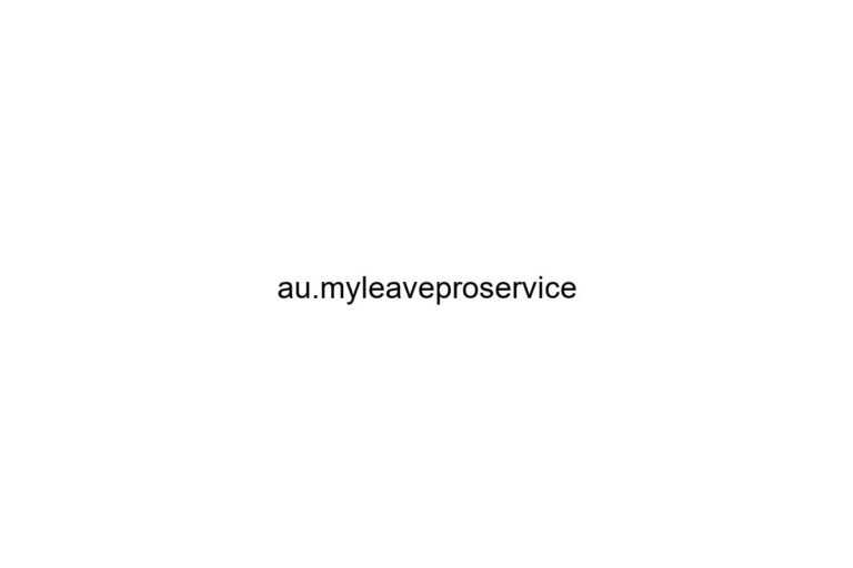 au myleaveproservice