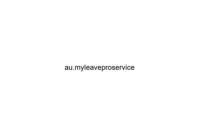 au myleaveproservice