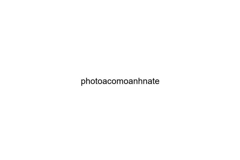 photoacomoanhnate