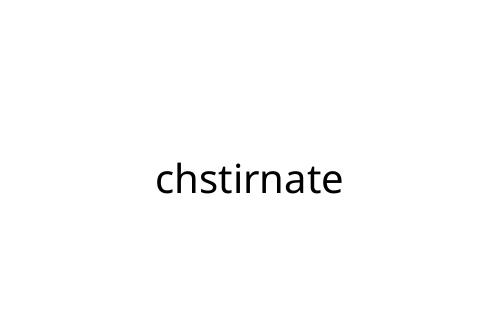 chstirnate