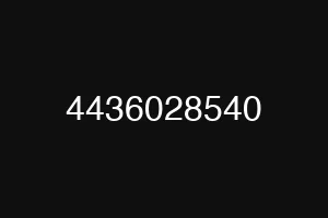 4436028540