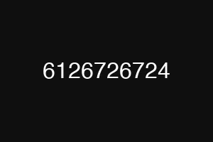 6126726724