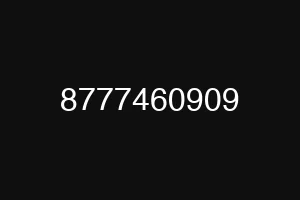 8777460909