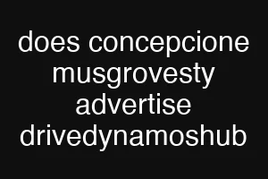 does concepcione musgrovesty advertise drivedynamoshub
