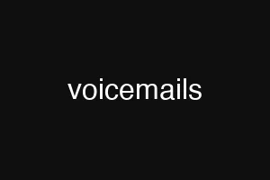 voicemails